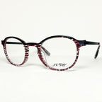 JF Rey JF1367 3500 Women's Eyeglasses Frames in Red/Black - Authentic New