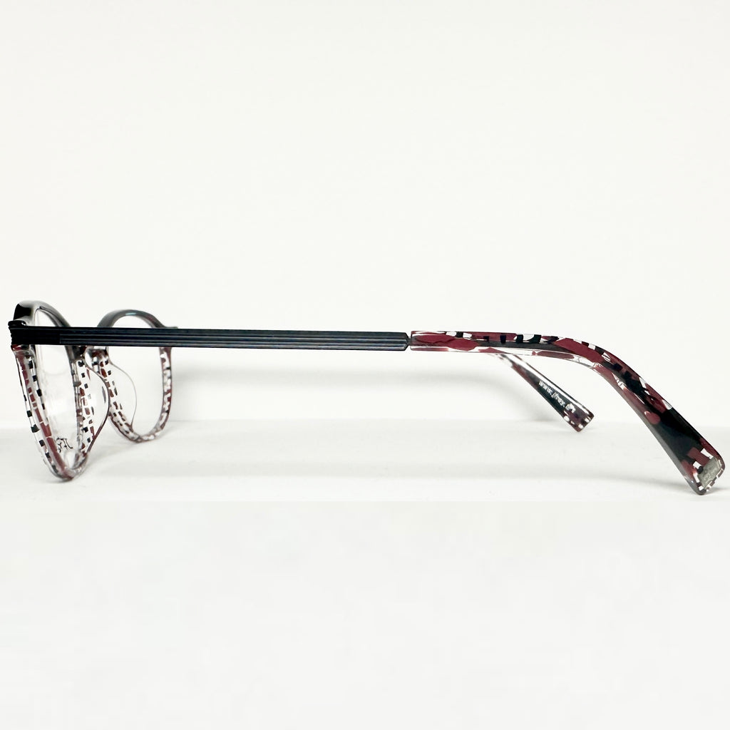 JF Rey JF1367 3500 Women's Eyeglasses Frames in Red/Black - Authentic New