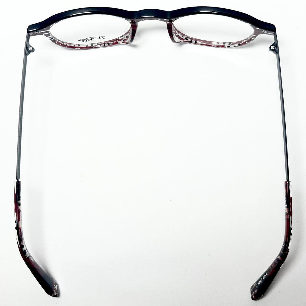 JF Rey JF1367 3500 Women's Eyeglasses Frames in Red/Black - Authentic New