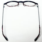 JF Rey JF1367 3500 Women's Eyeglasses Frames in Red/Black - Authentic New