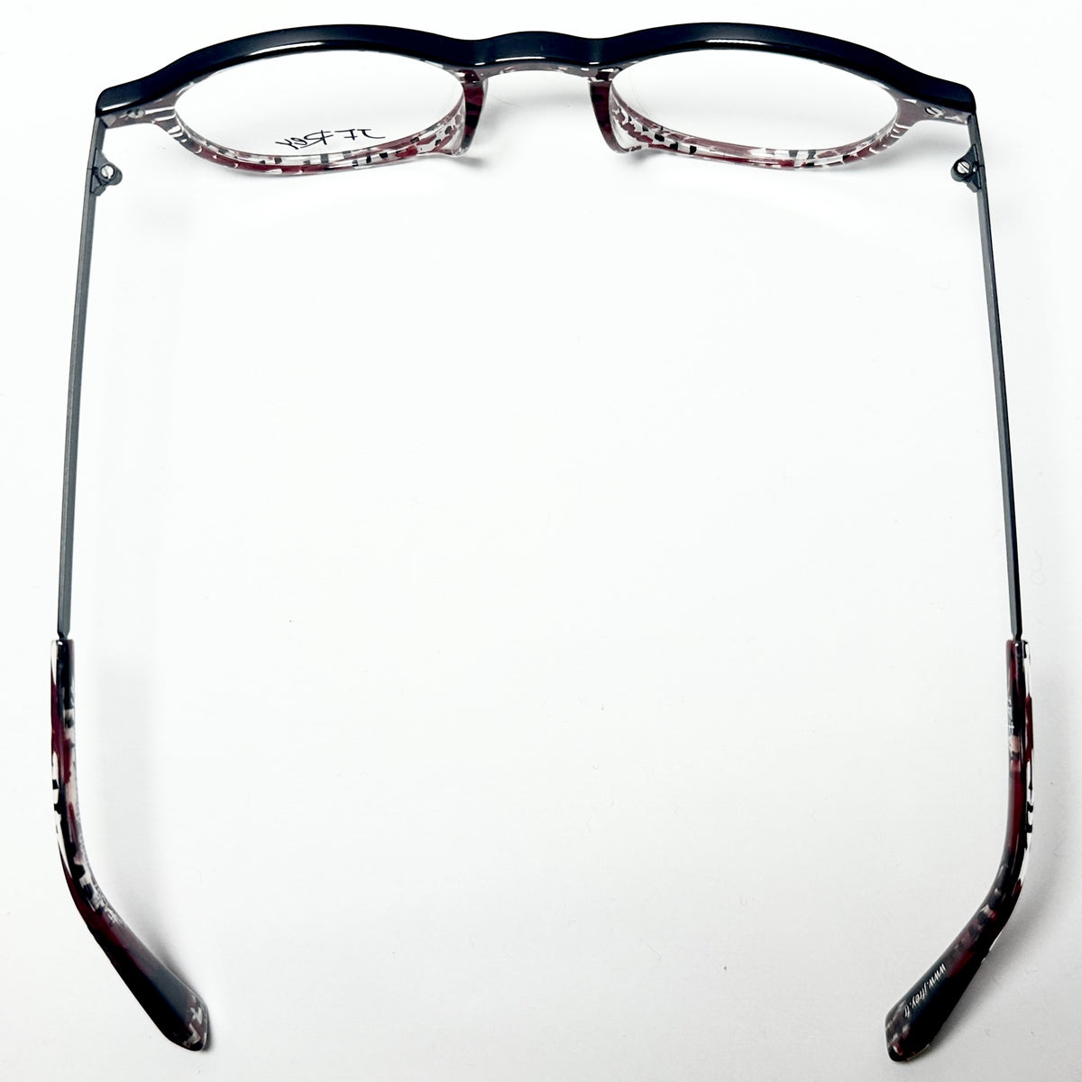 JF Rey JF1367 3500 Women's Eyeglasses Frames in Red/Black - Authentic New