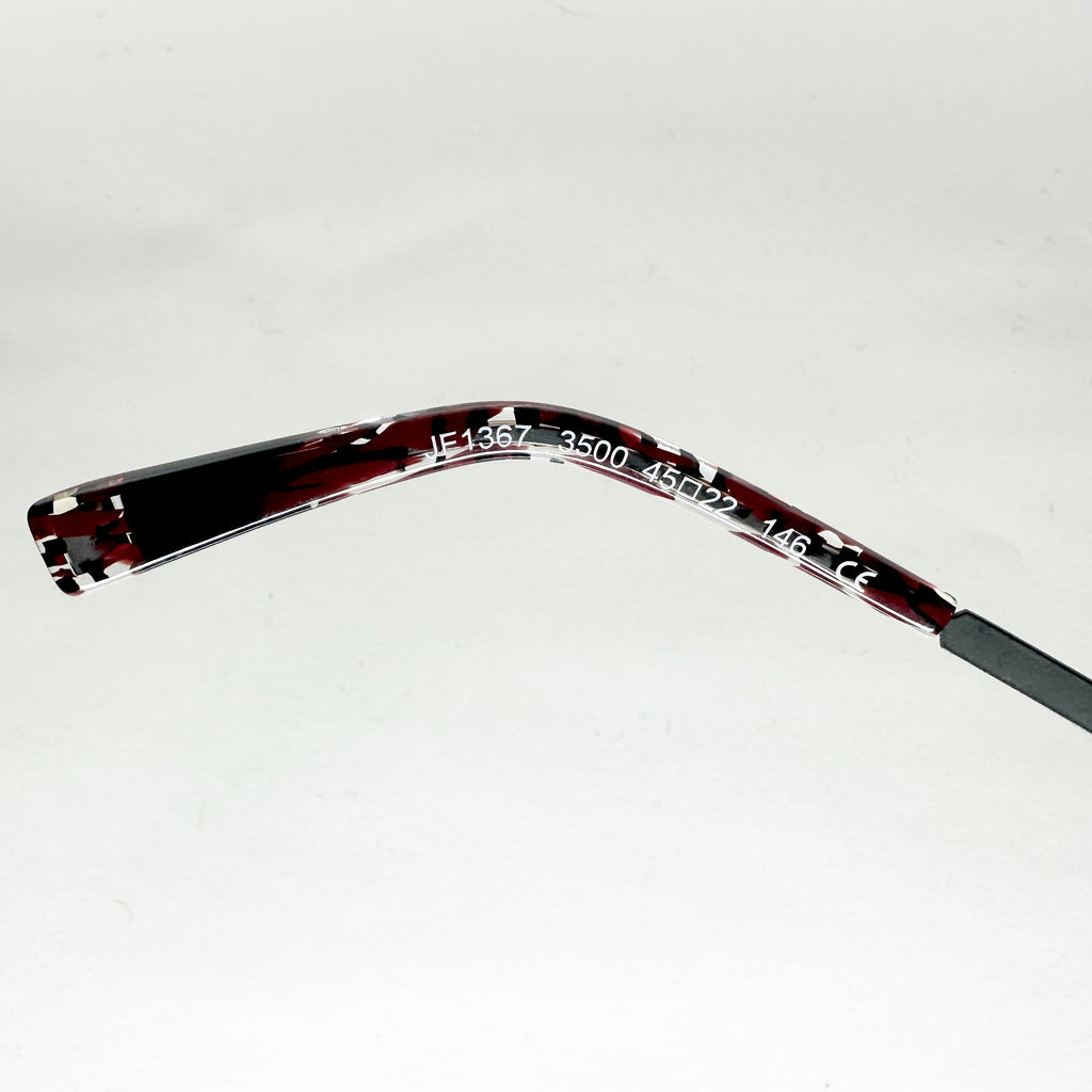 JF Rey JF1367 3500 Women's Eyeglasses Frames in Red/Black - Authentic New