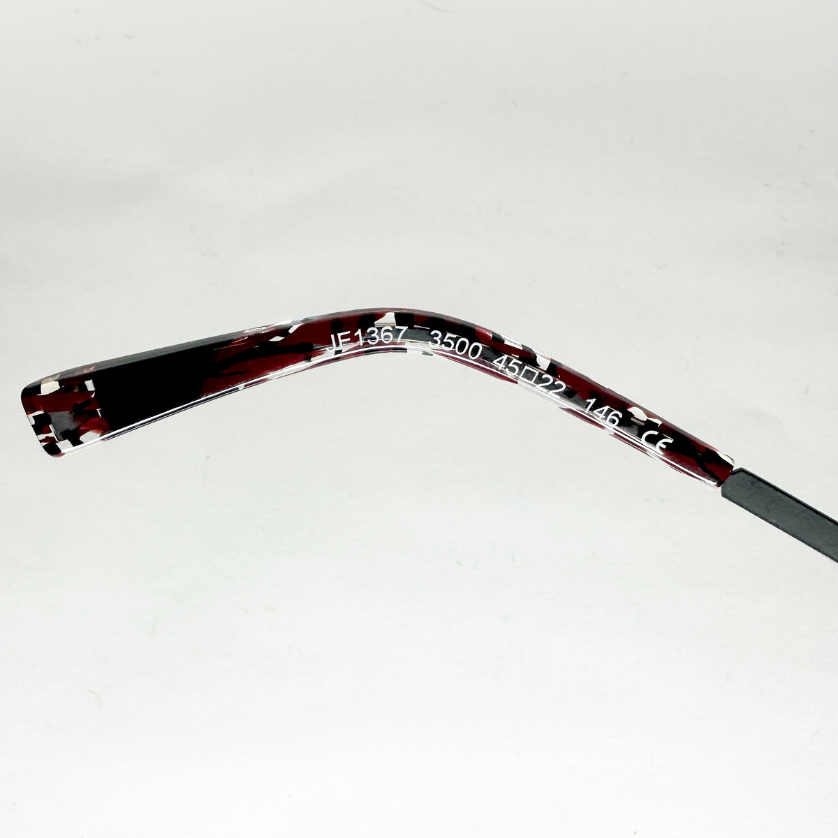 JF Rey JF1367 3500 Women's Eyeglasses Frames in Red/Black - Authentic New