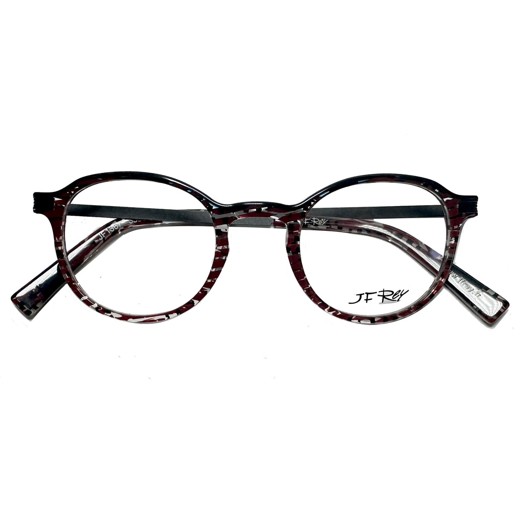 JF Rey JF1367 3500 Women's Eyeglasses Frames in Red/Black - Authentic New