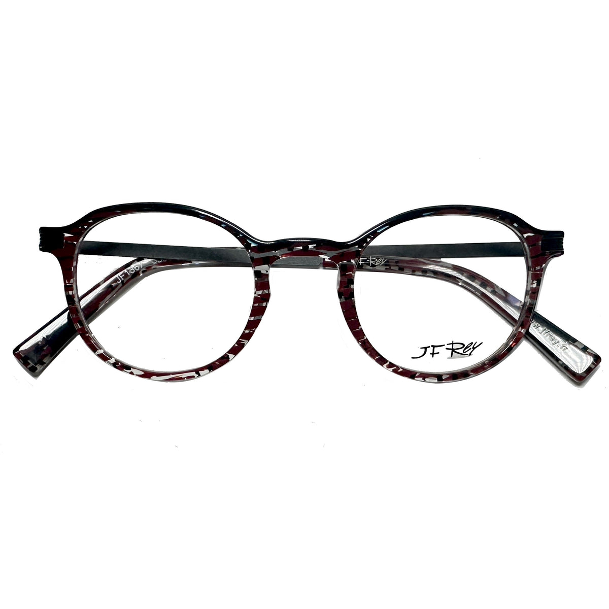 JF Rey JF1367 3500 Women's Eyeglasses Frames in Red/Black - Authentic New