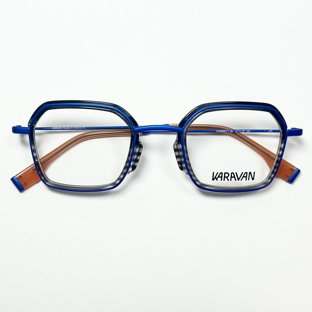 KARAVAN GABBRO 01 BN Eyeglasses Frame in Multicolor - Authentic New