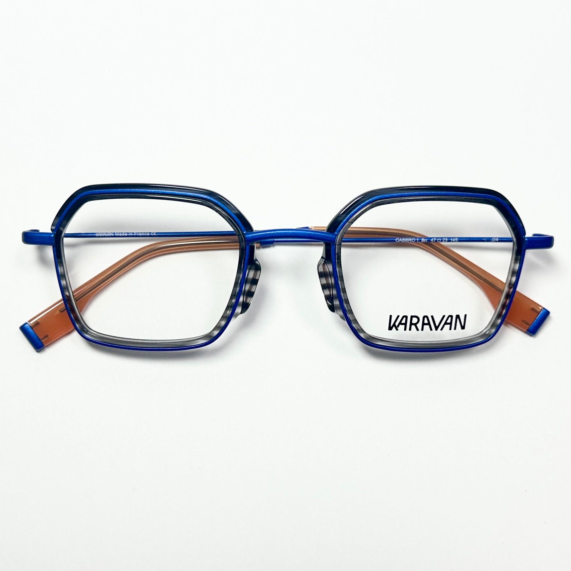 KARAVAN GABBRO 01 BN Eyeglasses Frame in Multicolor - Authentic New