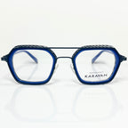 KARAVAN ONYX05 BN Men's Eyeglasses Frame in Blue/Black - Authentic New