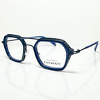 KARAVAN ONYX05 BN Men's Eyeglasses Frame in Blue/Black - Authentic New
