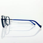 KARAVAN ONYX05 BN Men's Eyeglasses Frame in Blue/Black - Authentic New