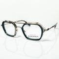 KARAVAN ONYX05 BM Men's Eyeglasses Frame in Blue/Gold - Authentic New