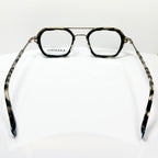 KARAVAN ONYX05 BM Men's Eyeglasses Frame in Blue/Gold - Authentic New