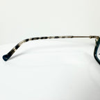 KARAVAN ONYX05 BM Men's Eyeglasses Frame in Blue/Gold - Authentic New