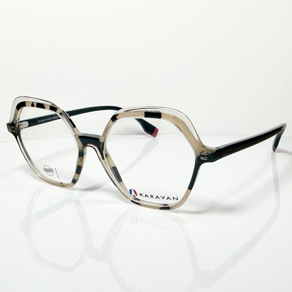 KARAVAN CRISTAL3 ZM Women's Eyeglasses Frames in Clear Tortoise- Authentic New