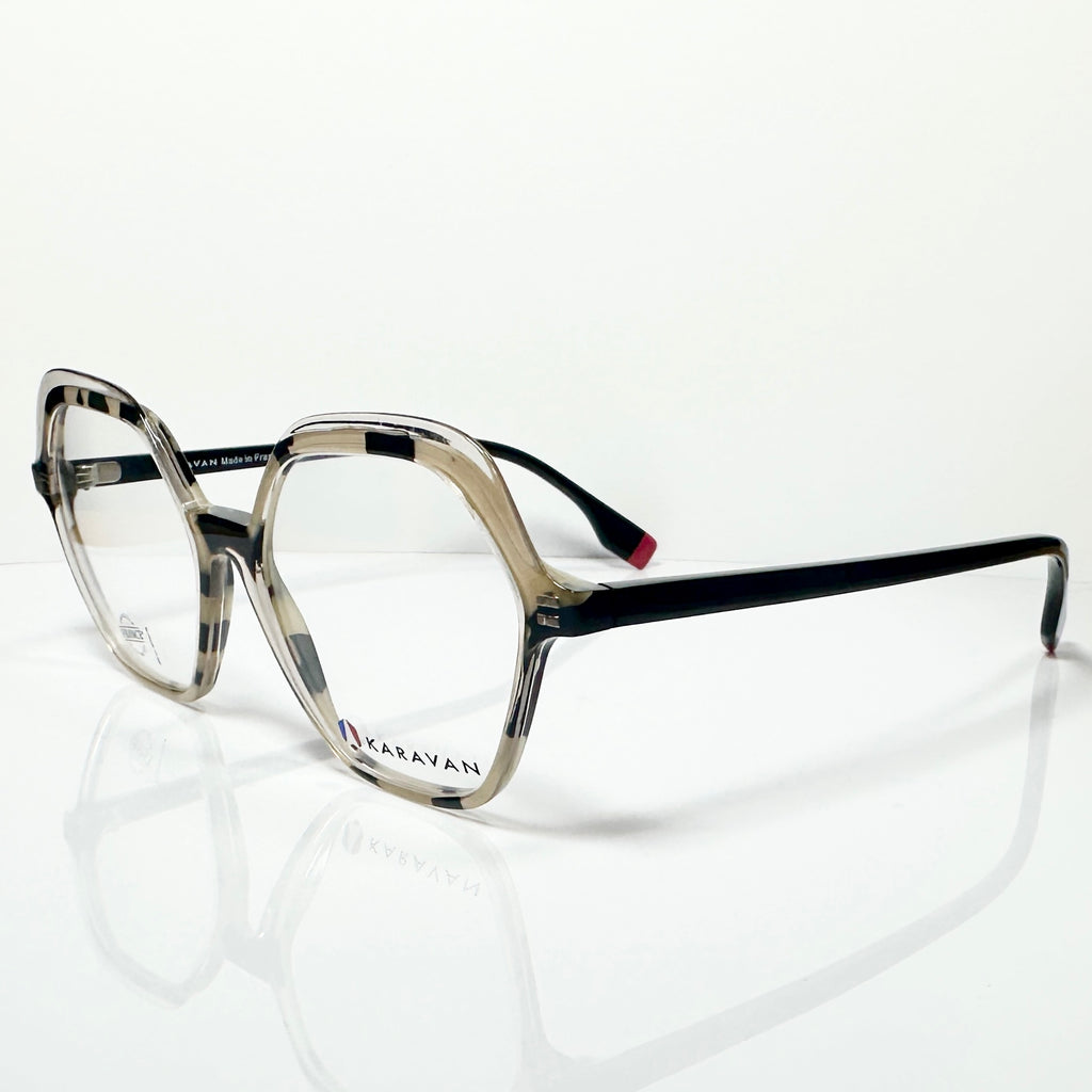 KARAVAN CRISTAL3 ZM Women's Eyeglasses Frames in Clear Tortoise- Authentic New