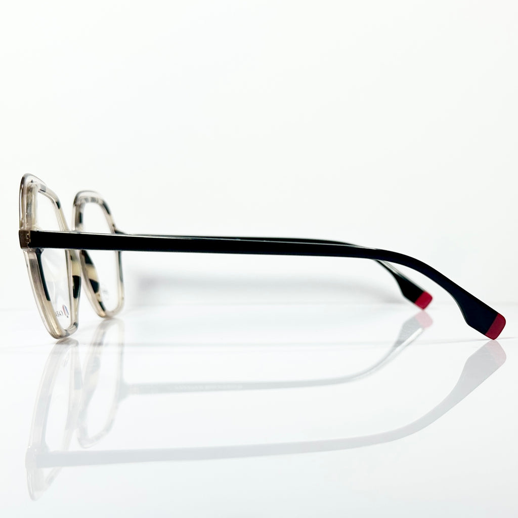 KARAVAN CRISTAL3 ZM Women's Eyeglasses Frames in Clear Tortoise- Authentic New