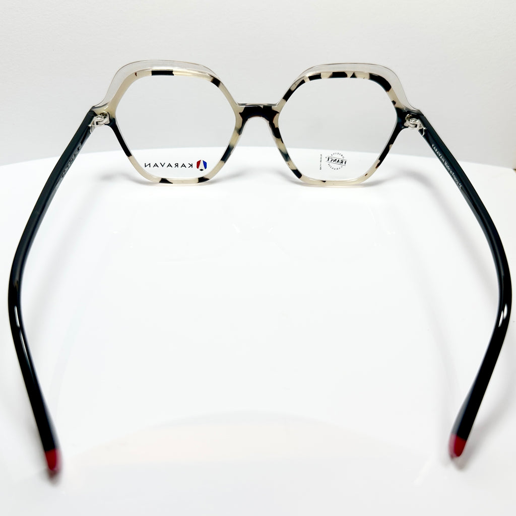 KARAVAN CRISTAL3 ZM Women's Eyeglasses Frames in Clear Tortoise- Authentic New