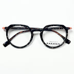 KARAVAN ADAMAS 02 NO Men's Eyeglasses Frames in Black/Clear - Authentic New