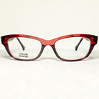 VOLTE FACE CATALINA 75 Women's Eyeglasses Frames in Red/Purple - Authentic New