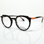 KARAVAN ADAMAS 02 NO Men's Eyeglasses Frames in Black/Clear - Authentic New