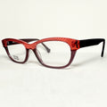 VOLTE FACE CATALINA 75 Women's Eyeglasses Frames in Red/Purple - Authentic New