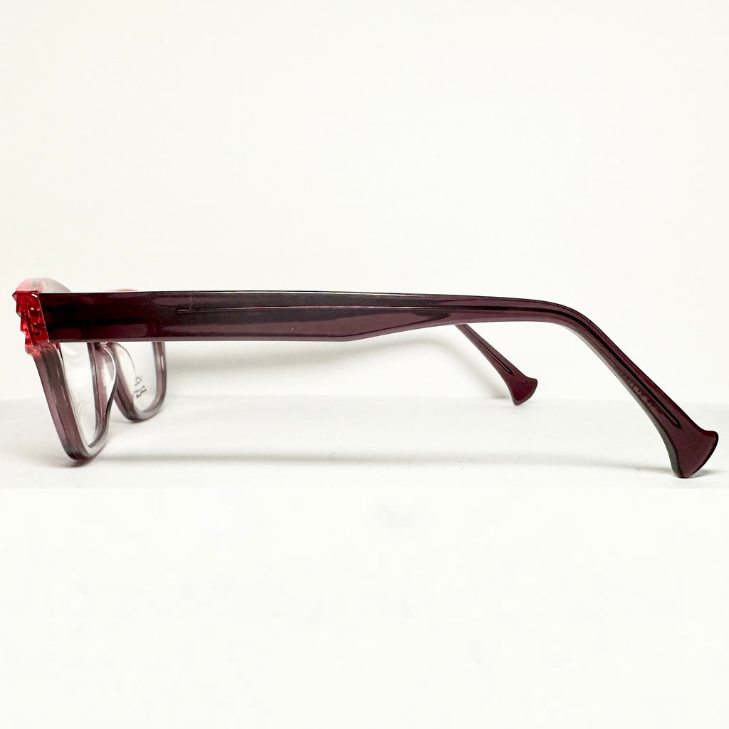 VOLTE FACE CATALINA 75 Women's Eyeglasses Frames in Red/Purple - Authentic New