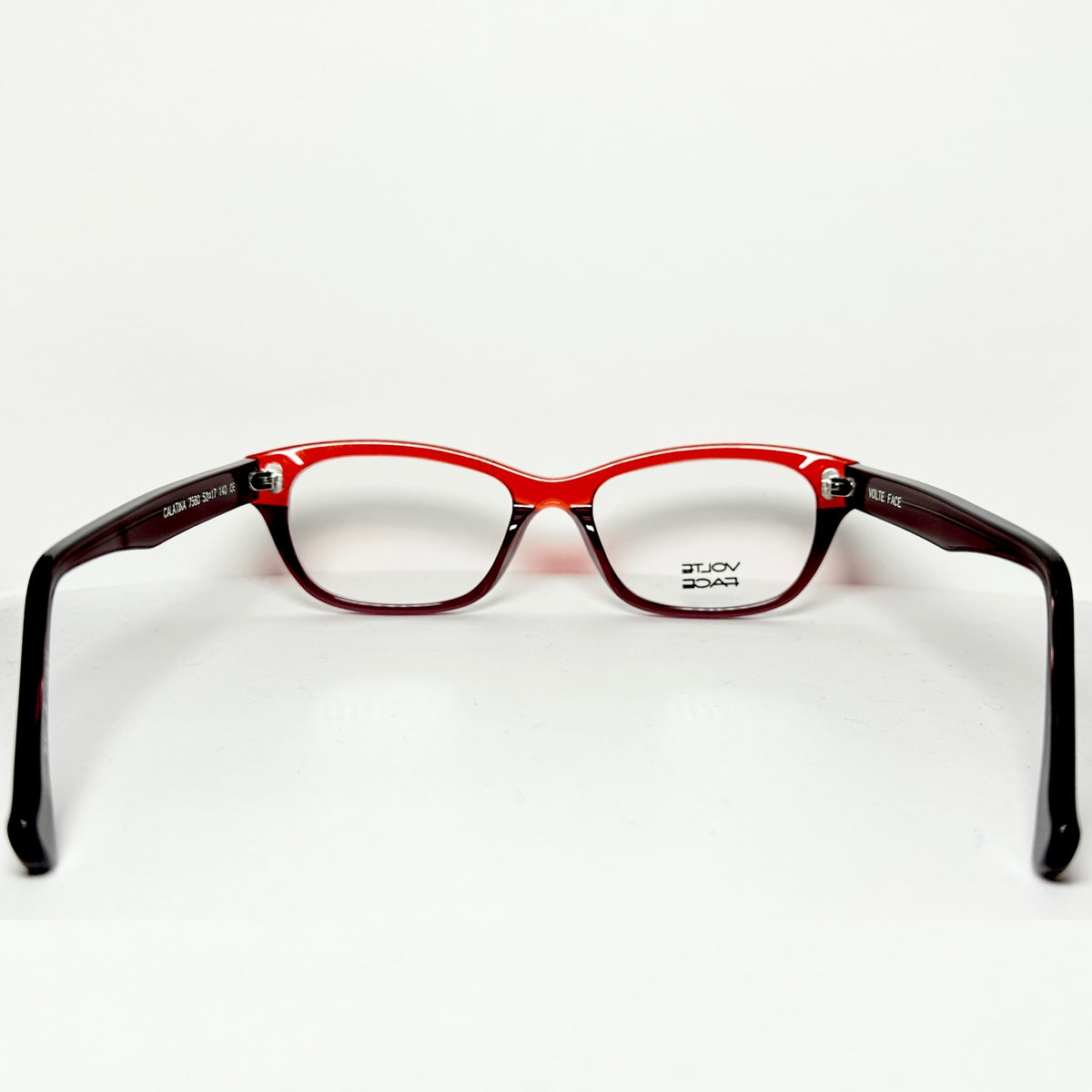 VOLTE FACE CATALINA 75 Women's Eyeglasses Frames in Red/Purple - Authentic New