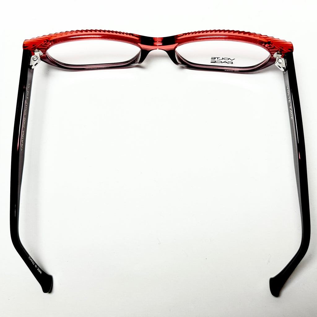 VOLTE FACE CATALINA 75 Women's Eyeglasses Frames in Red/Purple - Authentic New