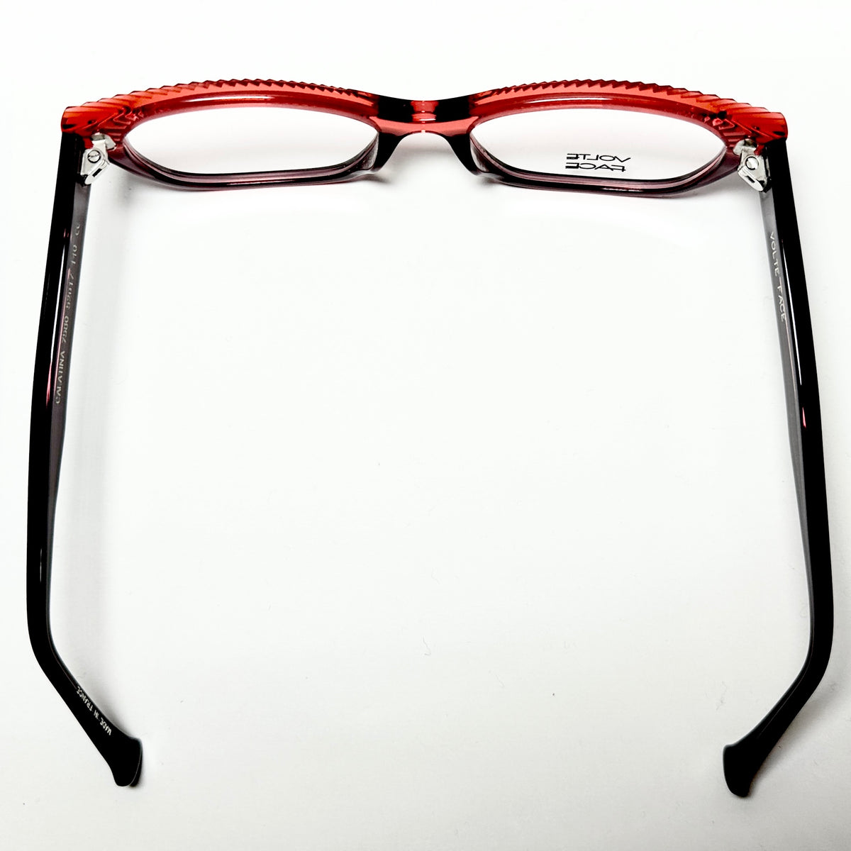 VOLTE FACE CATALINA 75 Women's Eyeglasses Frames in Red/Purple - Authentic New
