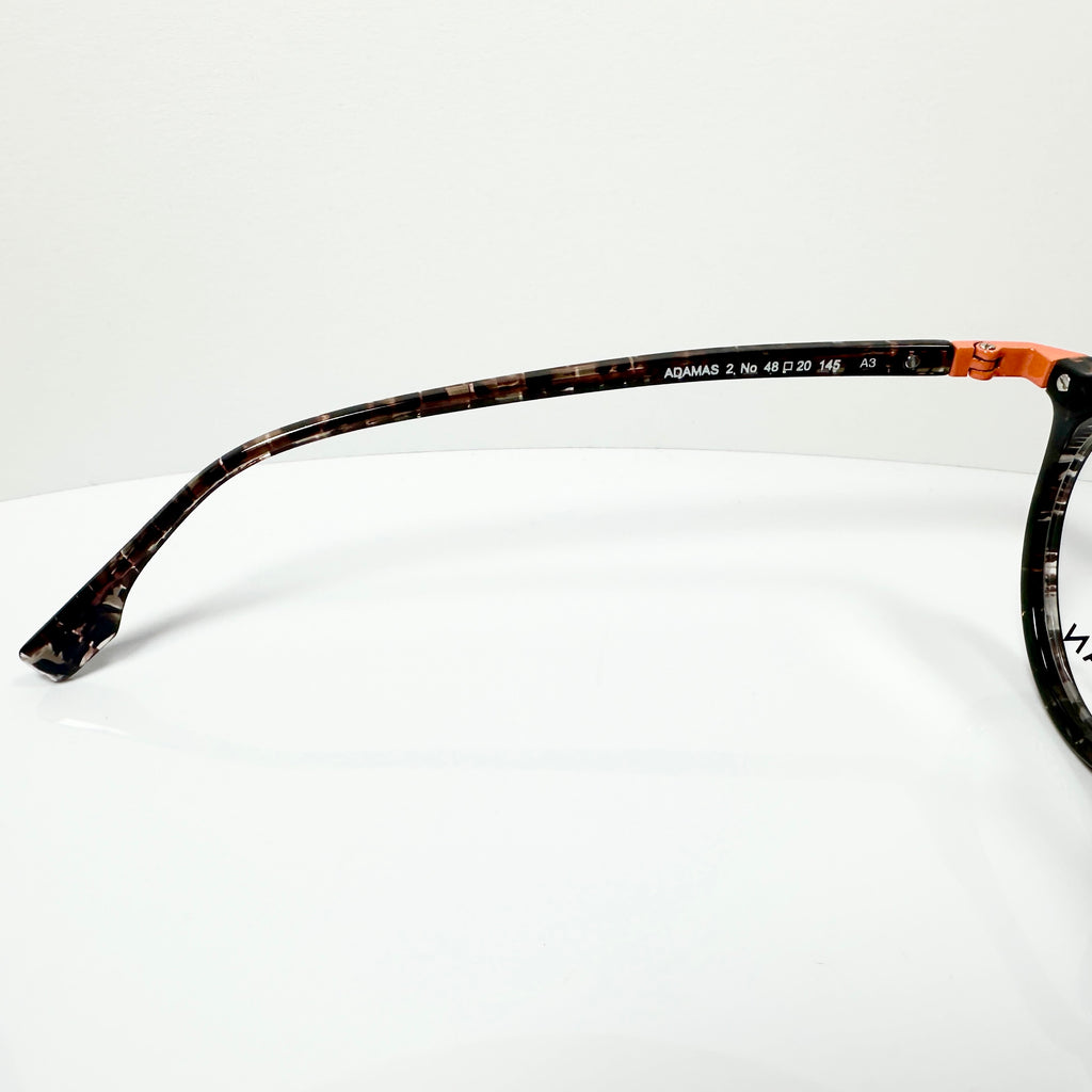 KARAVAN ADAMAS 02 NO Men's Eyeglasses Frames in Black/Clear - Authentic New