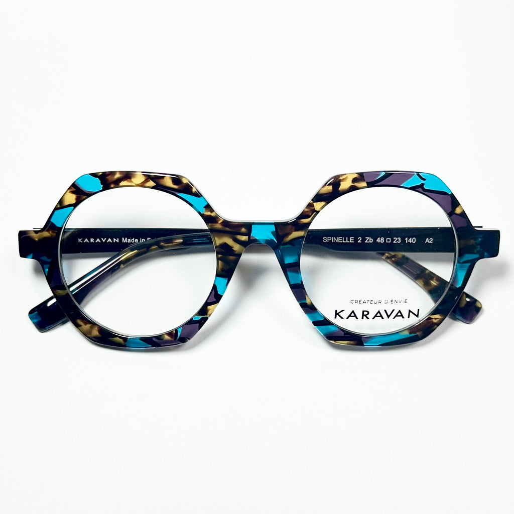 KARAVAN SPINELLE 02 ZB Women's Eyeglasses Frame in Multicolor - Authentic New