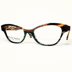 VOLTE FACE CLAUDIA 0092 Women's Eyeglasses Frames in Brown/Black - Authentic New