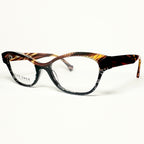 VOLTE FACE CLAUDIA 0092 Women's Eyeglasses Frames in Brown/Black - Authentic New