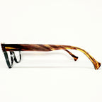 VOLTE FACE CLAUDIA 0092 Women's Eyeglasses Frames in Brown/Black - Authentic New