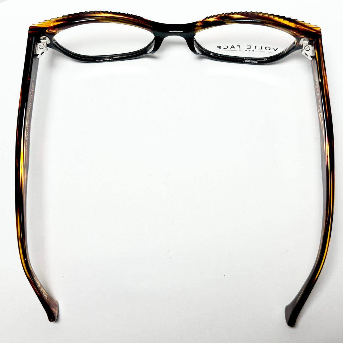 VOLTE FACE CLAUDIA 0092 Women's Eyeglasses Frames in Brown/Black - Authentic New