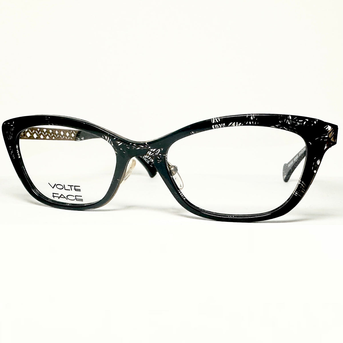 VOLTE FACE BESS 0060 Women's Eyeglasses Frames in Black - Authentic New