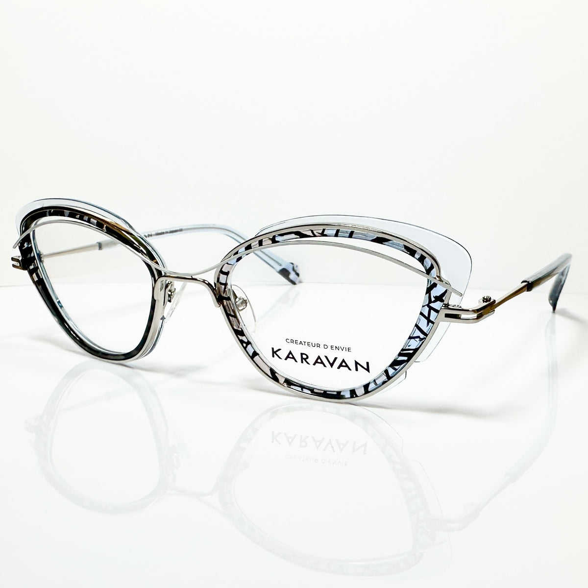 KARAVAN ONYX02 BI Women's Eyeglasses Frames in Multicolor - Authentic New