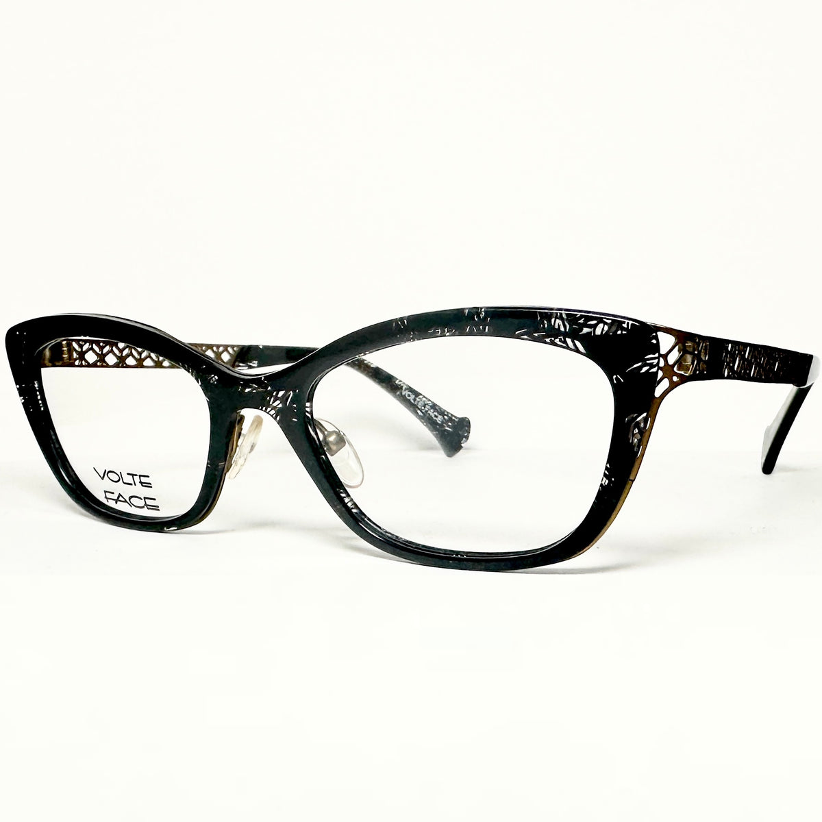 VOLTE FACE BESS 0060 Women's Eyeglasses Frames in Black - Authentic New