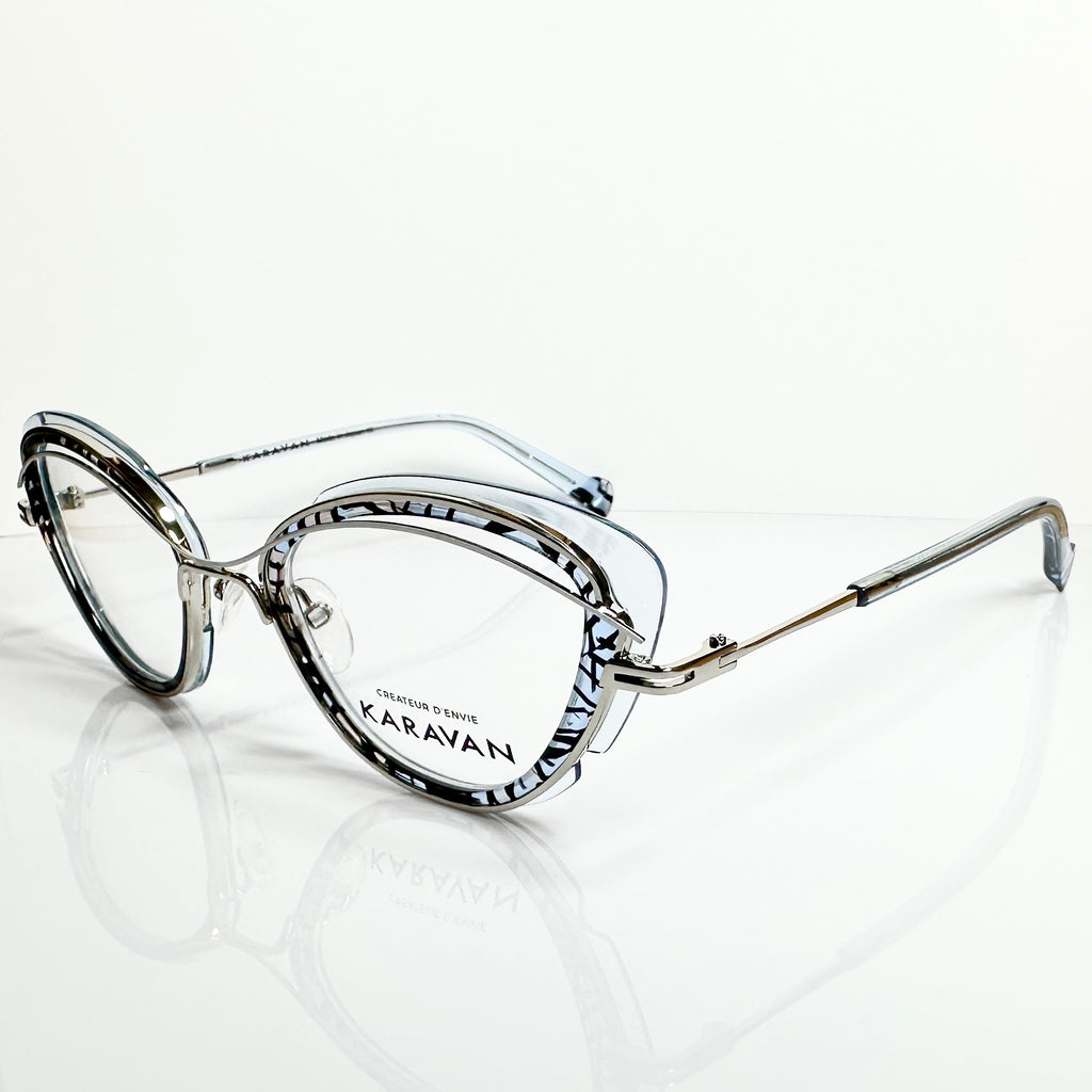 KARAVAN ONYX02 BI Women's Eyeglasses Frames in Multicolor - Authentic New