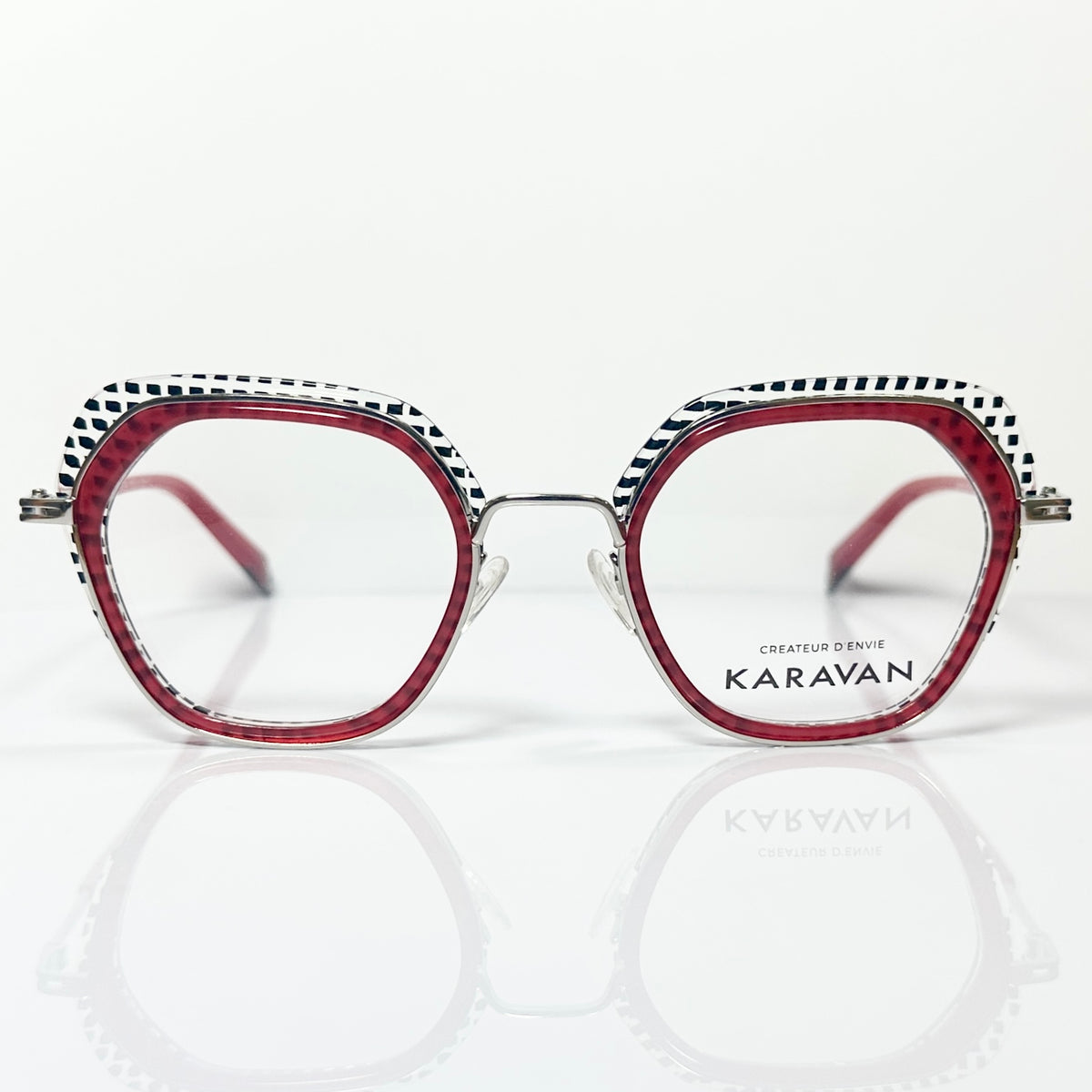 KARAVAN ONYX03 RN Women's Eyeglasses Frame in Multicolor - Authentic New