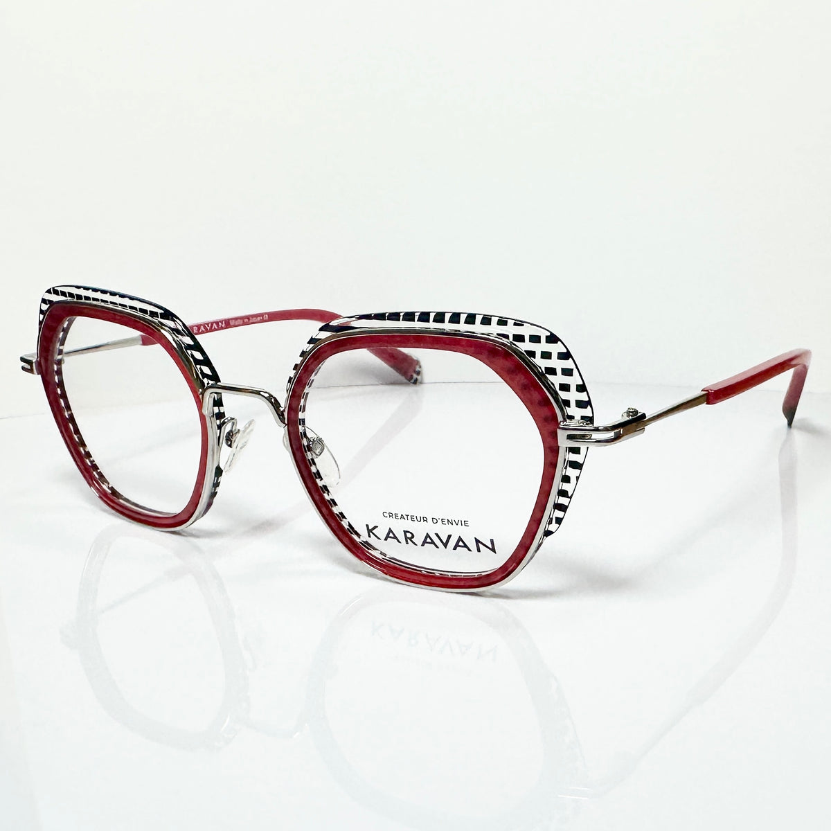 KARAVAN ONYX03 RN Women's Eyeglasses Frame in Multicolor - Authentic New