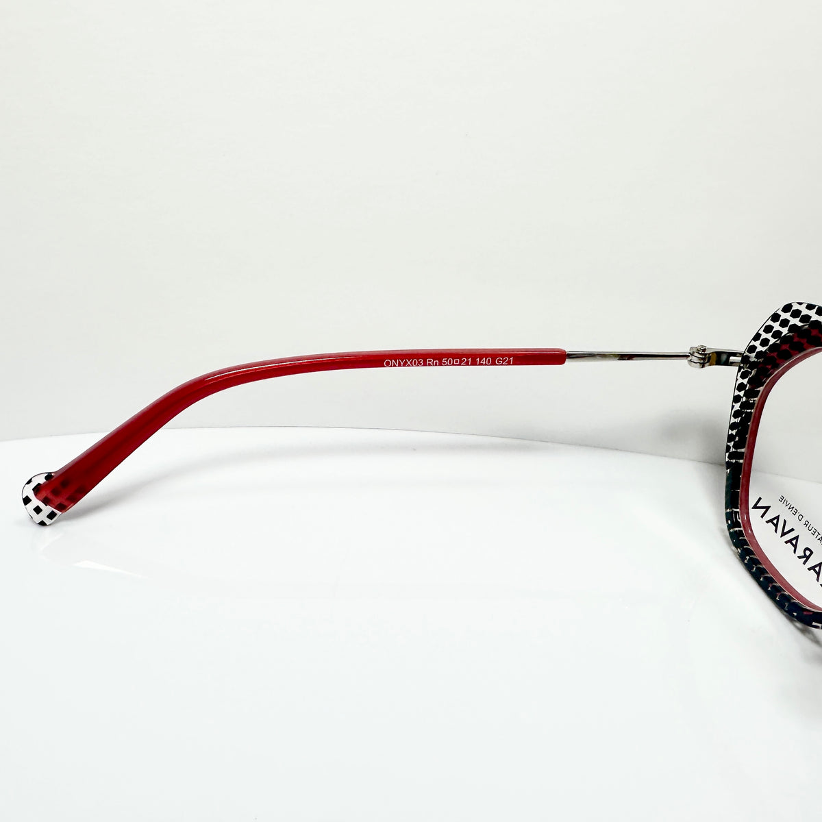 KARAVAN ONYX03 RN Women's Eyeglasses Frame in Multicolor - Authentic New