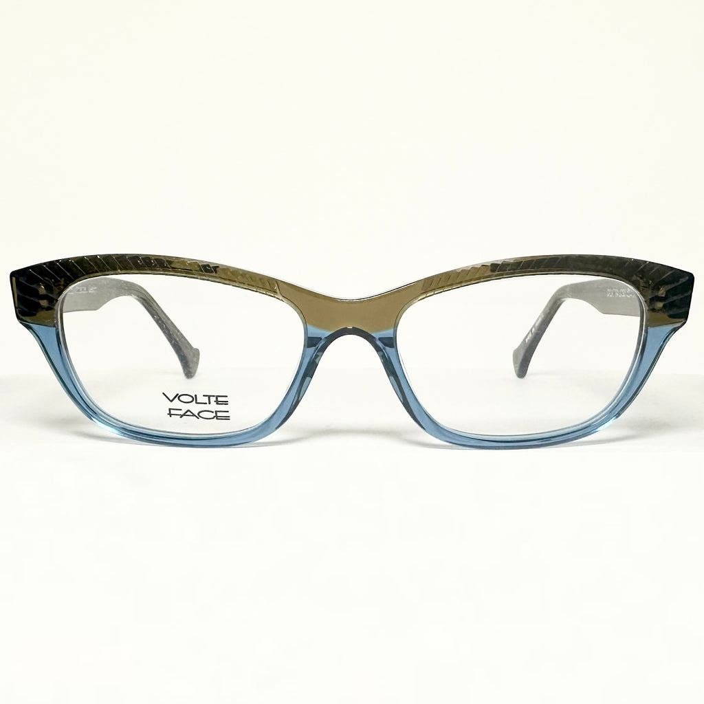 VOLTE FACE CATALINA 2095 Women's Eyeglasses Frames in Brown - Authentic New