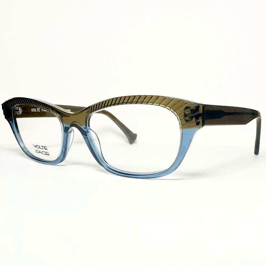 VOLTE FACE CATALINA 2095 Women's Eyeglasses Frames in Brown - Authentic New