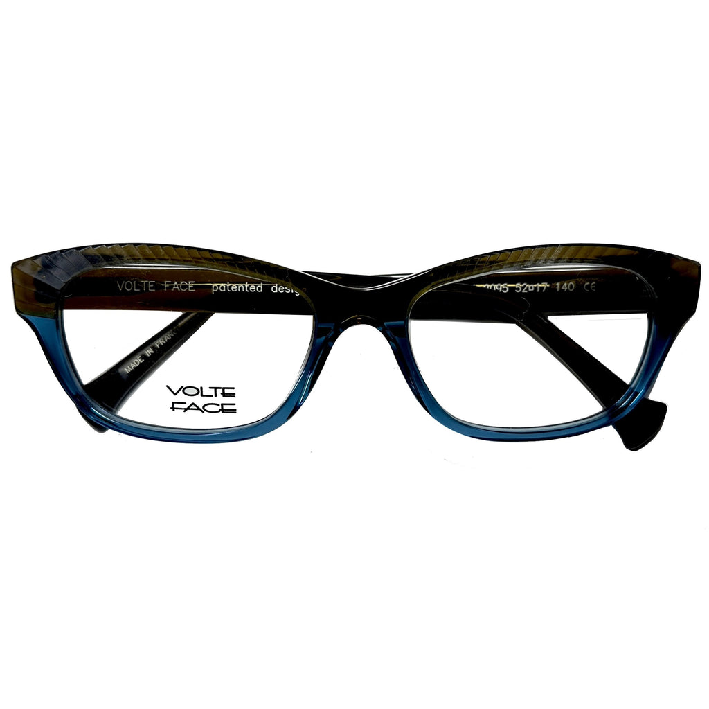 VOLTE FACE CATALINA 2095 Women's Eyeglasses Frames in Brown - Authentic New