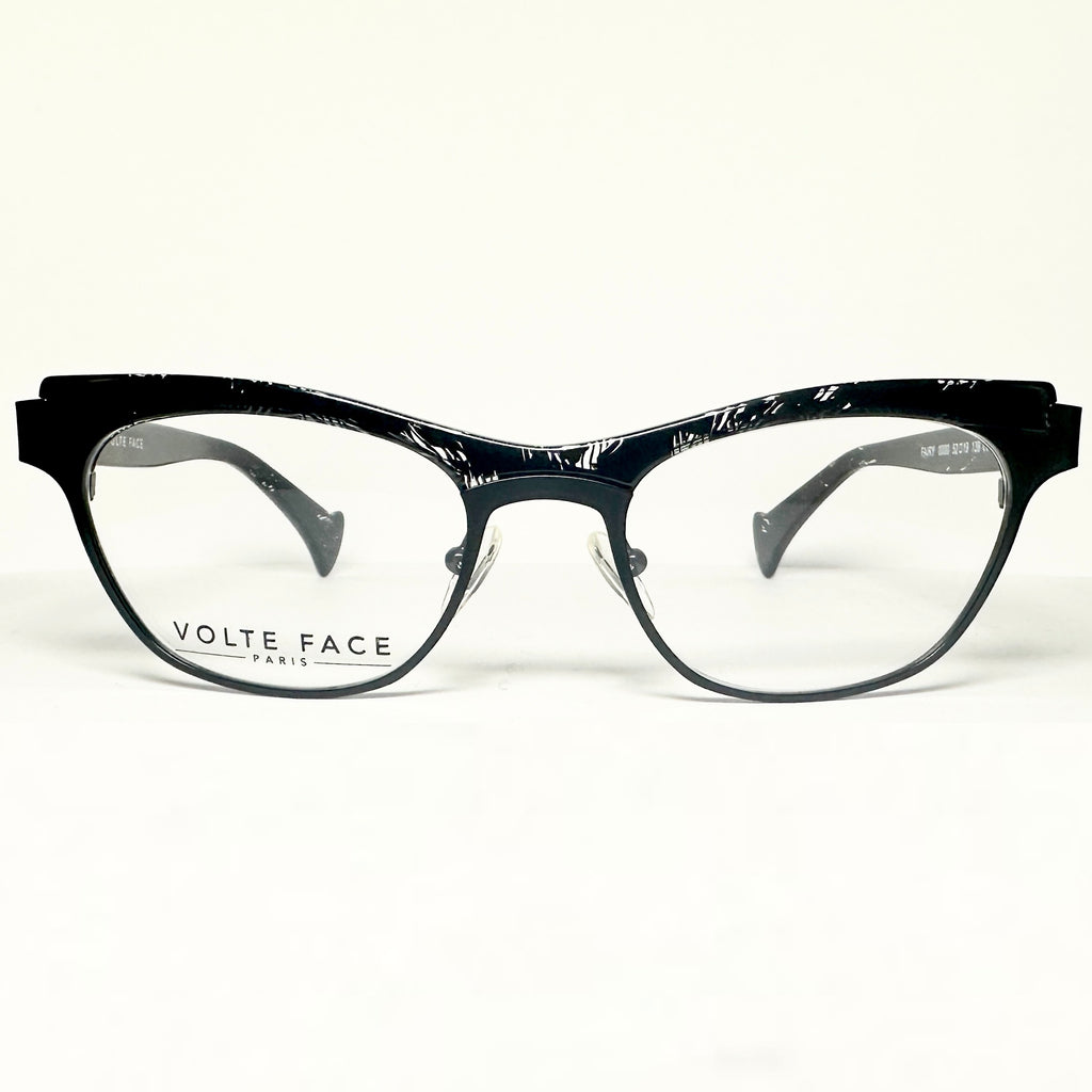 VOLTE FACE FAIRY 0000 Women's Eyeglasses Frames in Black - Authentic New