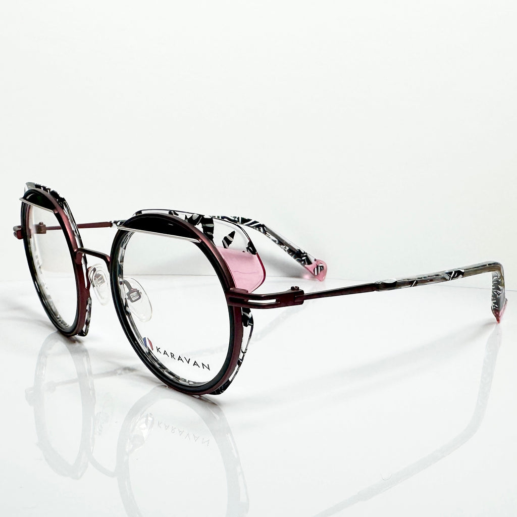 KARAVAN ONYX01 PN Women's Eyeglasses Frame in Multicolor - Authentic New