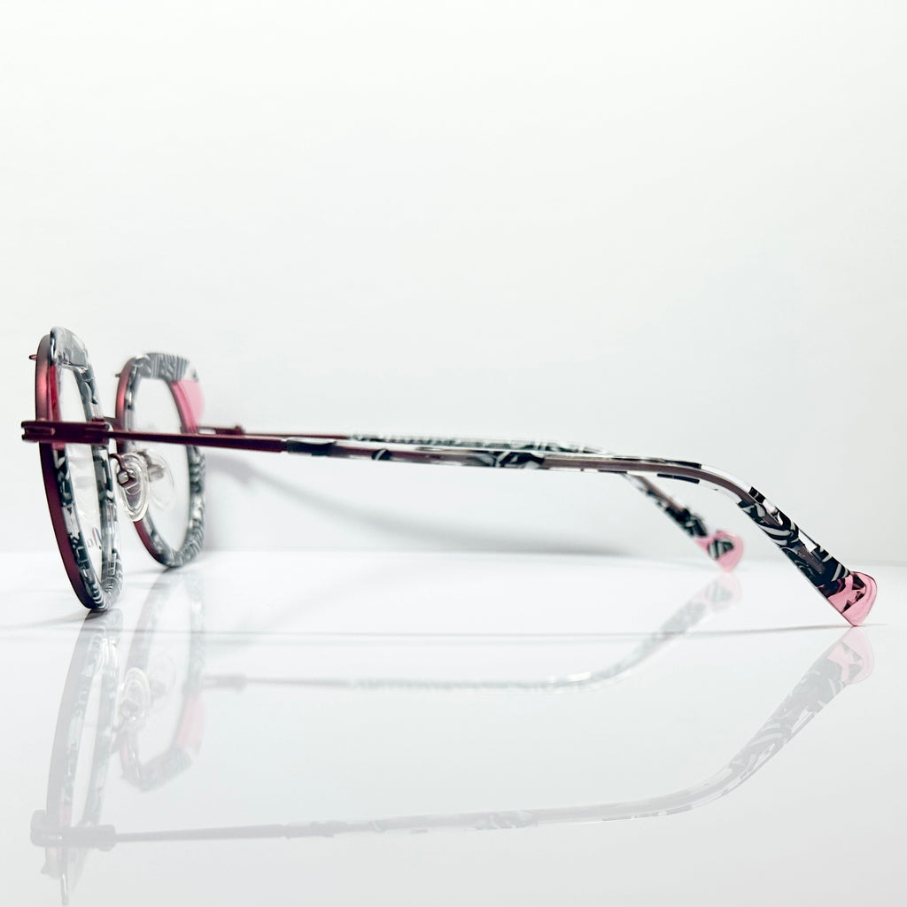 KARAVAN ONYX01 PN Women's Eyeglasses Frame in Multicolor - Authentic New
