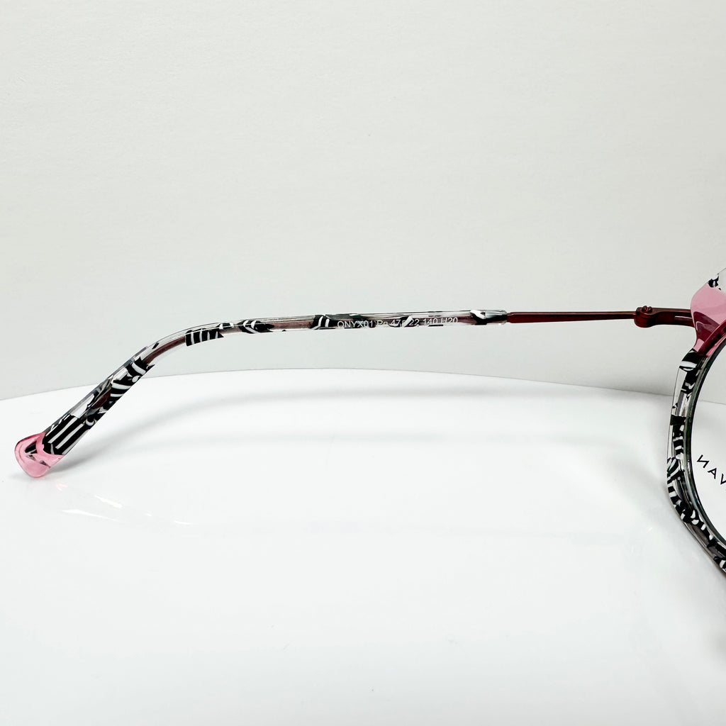 KARAVAN ONYX01 PN Women's Eyeglasses Frame in Multicolor - Authentic New