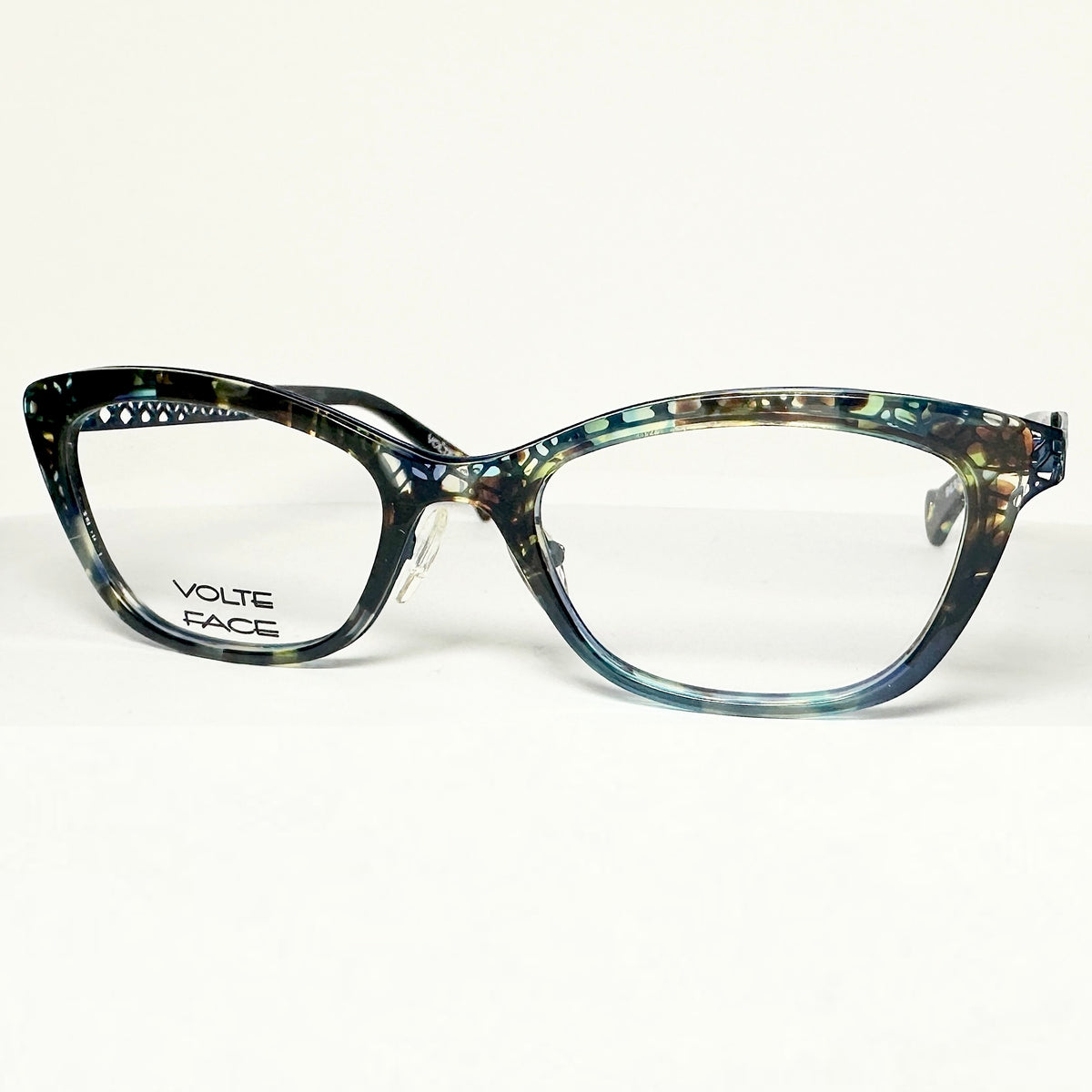 VOLTE FACE BESS 2222 Women's Eyeglasses Frames in Bluegreen - Authentic New